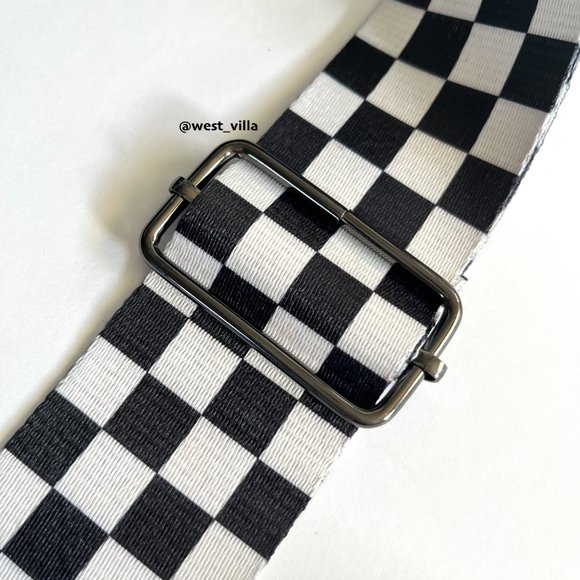 VANS Checkerboard Adjustable Strap White Black - Picture 3 of 6